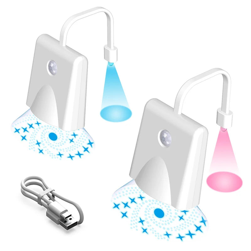 Led Night Sanitário com Sensor - USB Recarregável (In/Out)