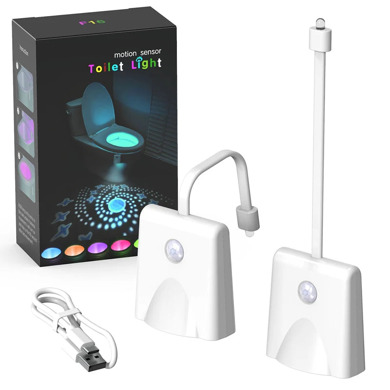 Led Night Sanitário com Sensor - USB Recarregável (In/Out)