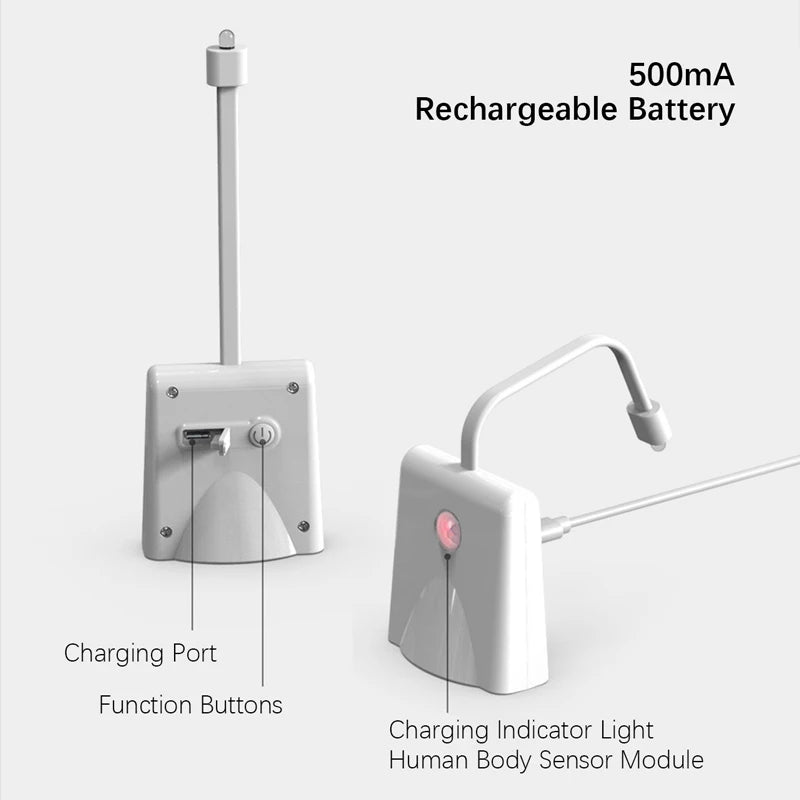 Led Night Sanitário com Sensor - USB Recarregável (In/Out)